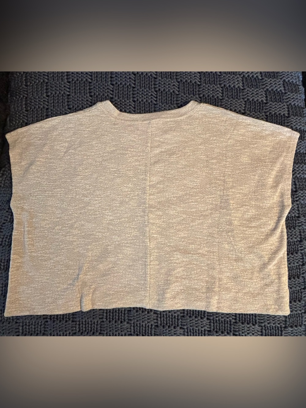 Zenana Outfitters Gray Boxy midi Crop Top - Picture 2 of 14